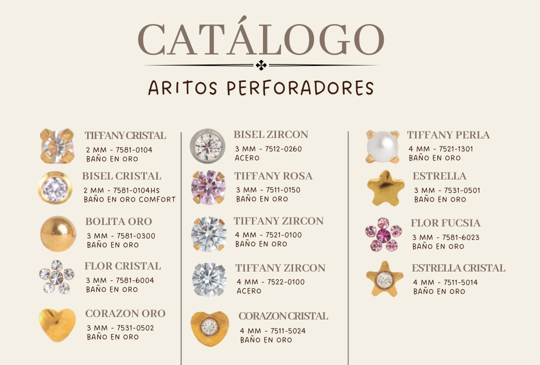 Promoción aritos perforadores para mamá e hija: hasta agostar stock - Gestar y Parir